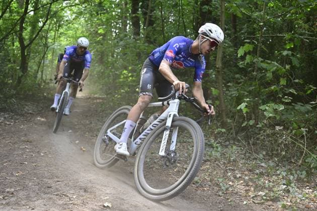 Belgian Gravel Championships 2026 GROBBENDONK, BELGIUM - AUGUST 16: pictured during the 2026 Belgian Gravel Championships on August 16, 2026 in Grobbendonk, Belgium, 16 08 2026 Grobbendonk Belgium  Copyright: xJanxDexMeuleneirx