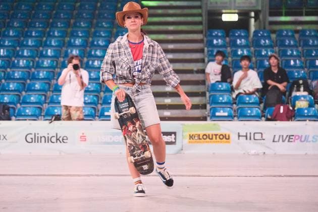 15.078.2026 xkhx Kassel World Freestyle 2026 Skateboarding Championships - Women Pro Qualifiers Bild zeigt Carmen Ionita (Romania ) - *** 15 078 2026 xkhx Kassel World Freestyle 2026 Skateboarding Championships Women s Pro Qualifiers; photo shows Carmen Ionita of Romania