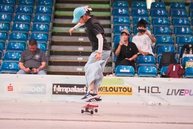 15.078.2026 xkhx Kassel World Freestyle 2026 Skateboarding Championships - Women Pro Qualifiers Bild zeigt Misato Komatsu from Japan - *** 15 078 2026 xkhx Kassel World Freestyle 2026 Skateboarding Championships Women s Pro Qualifiers; photo shows Misato Komatsu from Japan