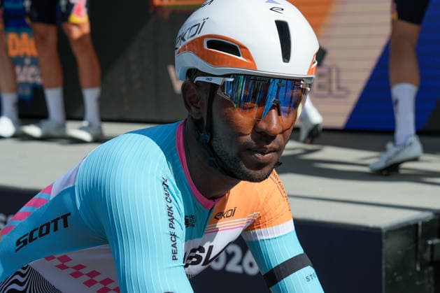 Deutschland: Hamburg - Buxtehude: ADAC Cyclassics 2026 (1.UWT), UCI Worldtour, Männer Elite, Eintages Radrennen: NSN Cyling Team, Biniam Girmay *** Germany, Hamburg, Buxtehude, ADAC Cyclassics 2026, 1 UWT, UCI World Tour, Men s Elite, One-Day Cycling Race, NSN Cycling Team, Biniam Girmay Copyright: xStefanxTrochax