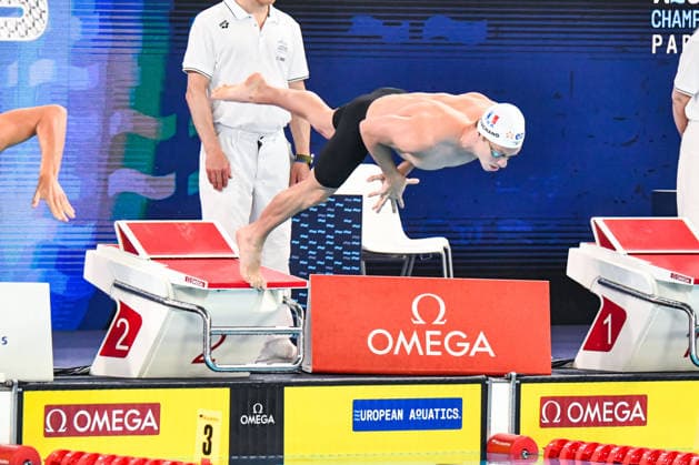 NATATION : Championnat d europe de natation 2026 - PARIS - 16 08 2026 Leon Marchand (FRA) Saint DenisFrance  Copyright: xBaptistexAutissierx