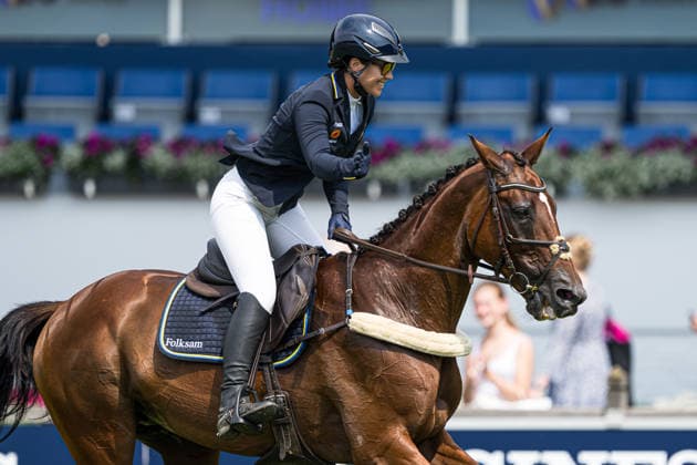 260816 Sofia Sjöborg of Sweden with horse Bryjamolga van het Marienshof compete in the Eventing Show Jumping Final during day 6 of the 2026 FEI World Championships on August 16, 2026 in Aachen. Photo: Emma Wallskog BILDBYRAN kod EW EW0687 ridsport equestrian rid-vm 2026 2026 fei world championships bbeng ridsport-vm fälttävlan eventing dressage dressyr sverige *** August 16, 2026: Sofia Sjöborg of Sweden, riding Bryjamolga van het Marienshof, competes in the Eventing Show Jumping Final on Day 6 of the 2026 FEI World Championships in Aachen. 2026 in Aachen. Photo by Emma Wallskog, BILDBYRAN, code EW EW0687. equestrian sports, riding, 2026 World Championships, 2026 FEI World Championships, BBENG, equestrian sports, World Championships, eventing, dressage, Sweden  Copyright: EMMAxWALLSKOG BB260816EW003