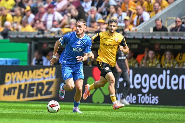 Football, 2nd Bundesliga, Dynamo Dresden v SV Darmstadt 98