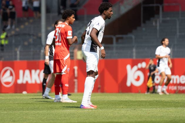 16.08.2026, xhfmx, Fussball Regionalliga Suedwest, FSV Mainz 05 U23 - FSV Frankfurt Uche Obiogumu (FSV Frankfurt, 17) (DFL DFB REGULATIONS PROHIBIT ANY USE OF PHOTOGRAPHS as IMAGE SEQUENCES and or QUASI-VIDEO) Mainz *** August 16, 2026, xhfmx, Regionalliga Southwest Soccer, FSV Mainz 05 U23 vs. FSV Frankfurt, Uche Obiogumu (FSV Frankfurt), 17 DFL and DFB regulations prohibit any use of photographs as image sequences and or quasi-video footage in Mainz