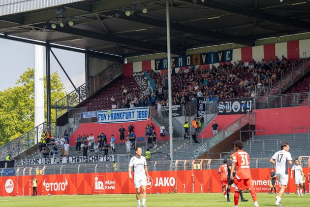16.08.2026, xhfmx, Fussball Regionalliga Suedwest, FSV Mainz 05 U23 - FSV Frankfurt FSV Fans in Mainz (DFL DFB REGULATIONS PROHIBIT ANY USE OF PHOTOGRAPHS as IMAGE SEQUENCES and or QUASI-VIDEO) Mainz *** August 16, 2026, xhfmx, Regionalliga Southwest soccer, FSV Mainz 05 U23 vs. FSV Frankfurt, FSV Fans in Mainz, DFL, DFB. REGULATIONS PROHIBIT ANY USE OF PHOTOGRAPHS AS IMAGE SEQUENCES AND OR QUASI-VIDEO, Mainz