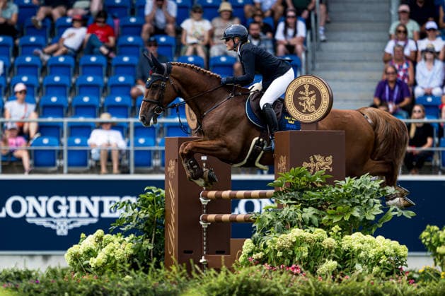 260816 Amanda Staam of Sweden with horse Corpoubet compete in the Eventing Show Jumping Final during day 6 of the 2026 FEI World Championships on August 16, 2026 in Aachen. Photo: Emma Wallskog BILDBYRAN kod EW EW0687 ridsport equestrian rid-vm 2026 2026 fei world championships bbeng ridsport-vm fälttävlan eventing dressage dressyr sverige *** August 16, 2026: Amanda Staam of Sweden, riding Corpoubet, competes in the Eventing Show Jumping Final on Day 6 of the 2026 FEI World Championships, 2026 in Aachen. Photo by Emma Wallskog, BILDBYRAN, code EW EW0687. equestrian sports, riding, 2026 World Championships, 2026 FEI World Championships, BBENG, equestrian sports, World Championships, eventing, dressage, Sweden  Copyright: EMMAxWALLSKOG BB260816EW012