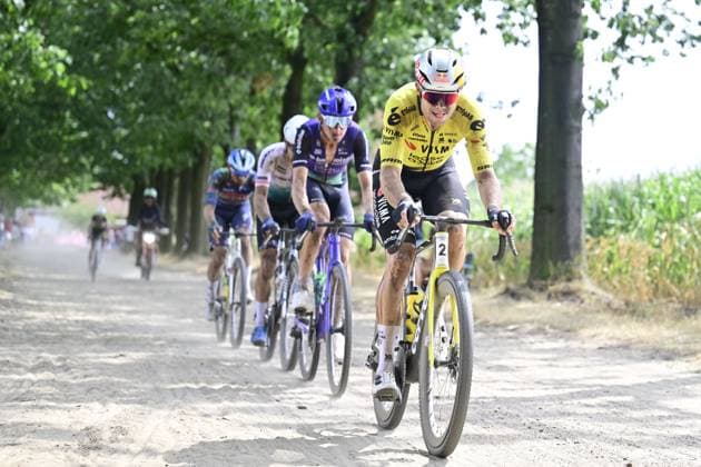 Sport Bilder des Tages Belgian Gravel Championships 2026 GROBBENDONK, BELGIUM - AUGUST 16: pictured during the 2026 Belgian Gravel Championships on August 16, 2026 in Grobbendonk, Belgium, 16 08 2026 Grobbendonk Belgium  Copyright: xJanxDexMeuleneirx