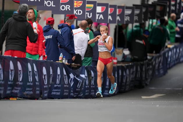 ATHLETICS - European Athletics Championships BIRMINGHAM,ENGLAND,16.AUG.26 - ATHLETICS - European Athletics Championships, Marathon, Women. Image shows Julia Mayer (AUT).  GEPAxpictures xRanjithxKumar
