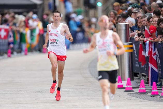 ATHLETICS - European Athletics Championships BIRMINGHAM,ENGLAND,16.AUG.26 - ATHLETICS - European Athletics Championships, Marathon, Men. Image shows Andreas Vojta (AUT).  GEPAxpictures xRanjithxKumar
