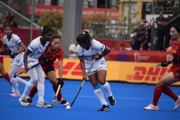 Neha (32 India Hockey Team) during the FIH World Cup game between China and India at Wagener stadion, Amstelveen, Netherlands.  Copyright: xArnexvanxderxBenx xSPPx Sportspressphoto_SPR208549