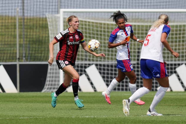 16.08.2026, xgrfx, Fussball Testspiel Frauen , OL Lyonnes - Eintracht Frankfurt v.l. Laura Freigang (Eintracht Frankfurt) (DFL DFB REGULATIONS PROHIBIT ANY USE OF PHOTOGRAPHS as IMAGE SEQUENCES and or QUASI-VIDEO) Herzogenaurach *** August 16, 2026, xgrfx, Women s Soccer Friendly Match, OL Lyonnes vs. Eintracht Frankfurt, Laura Freigang, Eintracht Frankfurt. DFL and DFB regulations prohibit any use of photographs as image sequences and or quasi-video. Herzogenaurach