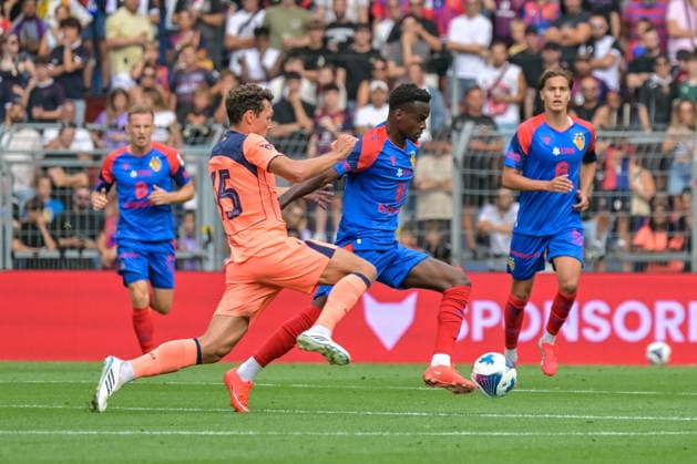 Football, friendly match, FC Basel v FC Barcelona