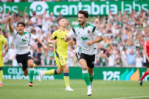 Football, Spain, Racing Santander v Villarreal CF