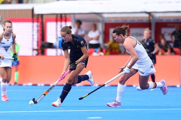 Belgium v New Zealand - FIH Women s Hockey World Cup 2026 WAVRE, BELGIUM - AUGUST 16 : Delphine-Daphne Marien of Belgium pictured during the FIH Women s Hockey World Cup 2026 first phase group pool C match between Belgium and New Zealand pictured on August 16, 2026 in Wavre, Belgium, 16-08-26 Wavre Belgium  Copyright: xXpix