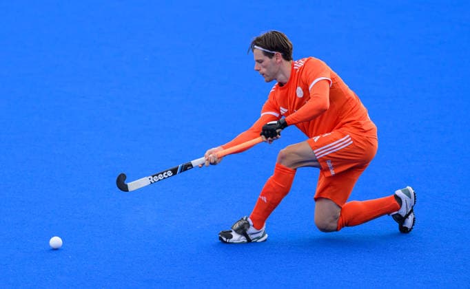 Hockey World Cup Day Two Duco Telgenkamp of Netherlands (Oranje) during the match between Netherlands New Zealand in Pool A of the 2026 FIH Hockey World Cup at Wagener Stadium, Amstelveen 16 08 2026 UK Newspapers OUT Copyright: xGraemexWilcocksonx FIL-23788-0049