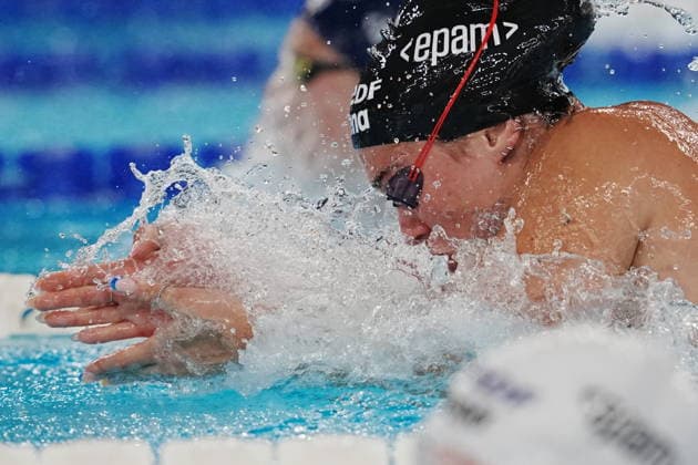 Benedetta Pilato win silver medal in the women s 50m breaststroke at the Swimming European Aquatics Championships Paris 2026, Paris, August 16, 2026  Copyright: xGianxMattiaxD™alberto LaPressex