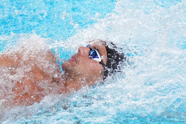 Thomas Ceccon win silver medal in the Men s 100m backstrok at the Swimming European Aquatics Championships Paris 2026, Paris, August 15 , 2026  Copyright: xDavidexSpada LaPressex