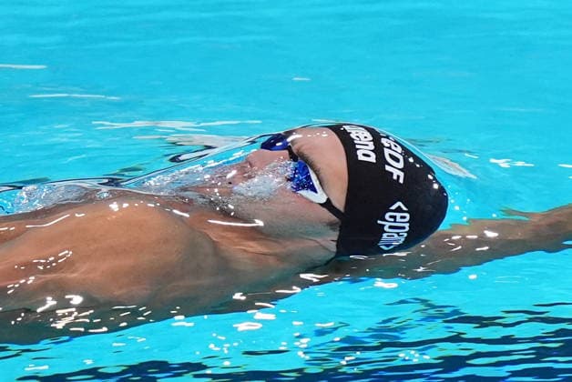 Thomas Ceccon win silver medal in the Men s 100m backstrok at the Swimming European Aquatics Championships Paris 2026, Paris, August 15 , 2026  Copyright: xDavidexSpada LaPressex