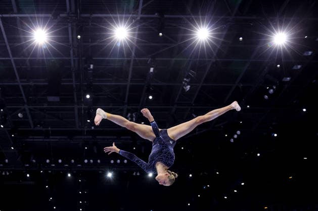 36th European Championships and 15th European Junior Championships in WomenÂ s Artistic Gymnastics - Finals Ruby Stacey of Great Britain competes on the Balance beam during Senior Women™s Team Final on day 4 of the 2026 Women s Artistic Gymnastics European Championships at Arena Zagreb on August 16, 2026 in Zagreb, Croatia.  IgorxKralj PIXSELL
