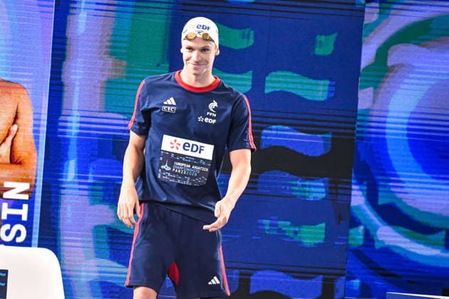 NATATION : Championnat d europe de natation 2026 - PARIS - 16 08 2026 Leon Marchand (FRA) Saint DenisFrance  Copyright: xBaptistexAutissierx