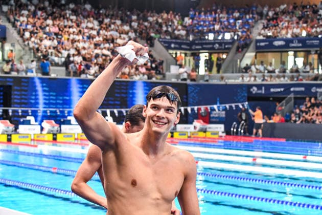 NATATION : Championnat d europe de natation 2026 - PARIS - 16 08 2026 Hubert Kos (HUN) Saint DenisFrance  Copyright: xBaptistexAutissierx