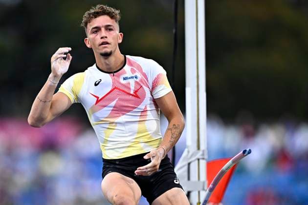 European Athletics Championships Birmingham 2026 - day 7 BIRMINGHAM, ENGLAND - AUGUST 16 : Philtjens Ylio (BEL) in action during the pole vault final on day 7 of the Birmingham 2026 European Athletics Championships on August 16, 2026 in Birmingham, England, 16 08 2026 Birmingham ENGLAND  Copyright: xTomasxSiskx
