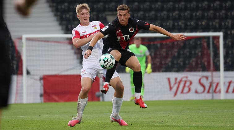 Football, 3rd Division, VfB Stuttgart II v FC Viktoria Cologne