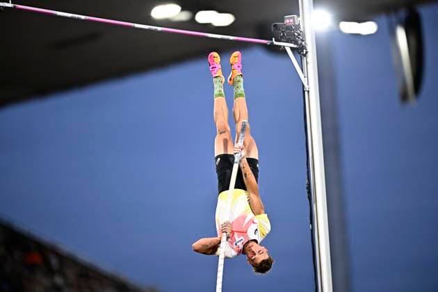 European Athletics Championships Birmingham 2026 - day 7 BIRMINGHAM, ENGLAND - AUGUST 16 : Philtjens Ylio (BEL) in action during the pole vault on day 7 of the Birmingham 2026 European Athletics Championships on August 16, 2026 in Birmingham, England, 16 08 2026 Birmingham ENGLAND  Copyright: xTomasxSiskx