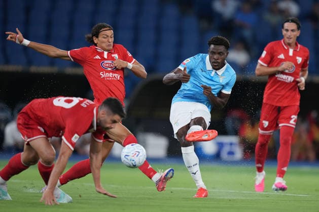 Lazio™s Fisayo Dele-Bashiru during the preliminary round soccer match of the 2026 2027 Frecciarossa Coppa Italia between Lazio and Mantova At the Stadio Olimpico in Rome, Italy - Sunday, August 16, 2026. Sports - Soccer  Copyright: xAlfredoxFalcone LaPressex