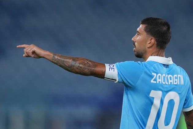 Lazio™s Mattia Zaccagni during the preliminary round soccer match of the 2026 2027 Frecciarossa Coppa Italia between Lazio and Mantova At the Stadio Olimpico in Rome, Italy - Sunday, August 16, 2026. Sports - Soccer  Copyright: xAlfredoxFalcone LaPressex
