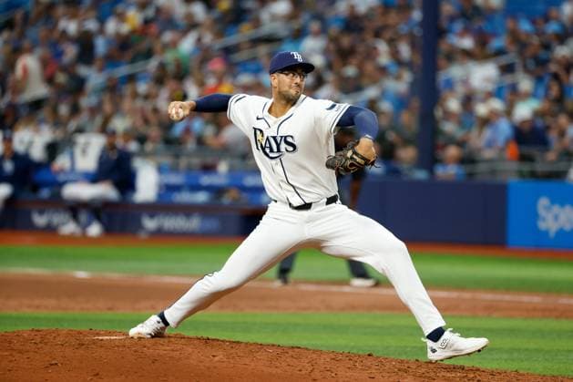 August 16, 2026, St. Petersburg, Florida, USA: Tampa Bay Rays pitcher Joe Boyle (36) pitches to Baltimore Orioles designated hitter Pete Alonso (25) during the sixth inning at Tropicana Field on Sunday, Aug. 16, 2026, in St. Petersburg. St. Petersburg USA - ZUMAs70_ 0864203619st Copyright: xJeffereexWoox
