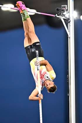 European Athletics Championships Birmingham 2026 - day 7 BIRMINGHAM, ENGLAND - AUGUST 16 : Philtjens Ylio (BEL) in action during the pole vault final on day 7 of the Birmingham 2026 European Athletics Championships on August 16, 2026 in Birmingham, England, 16 08 2026 Birmingham ENGLAND  Copyright: xTomasxSiskx