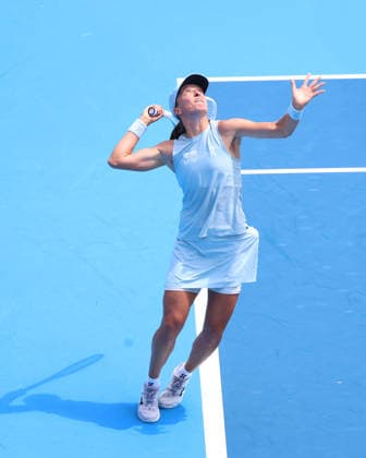 August 16, 2026, Mason, Ohio, USA: IGA SWIATEK of Poland during the match against E. Arango of Colombia in the second round of tennis tournament WTA, Tennis Damen 1000 Cincinnati Open in Mason, USA. Swiatek won 6:3, 6:0. Tennis: Cincinnati Open - Iga Swiatek 6:3, 6:0  - ZUMAc278 20260816_zsp_c278_049 Copyright: xMarcinxCholewinskix