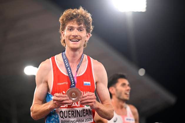 European Athletics Championships Birmingham 2026 - day 7 BIRMINGHAM, ENGLAND - AUGUST 16 : Querinjean Ruben (Lux) in action during the 3000m steeplechase final on day 7 of the Birmingham 2026 European Athletics Championships on August 16, 2026 in Birmingham, England, 16 08 2026 Birmingham ENGLAND  Copyright: xTomasxSiskx