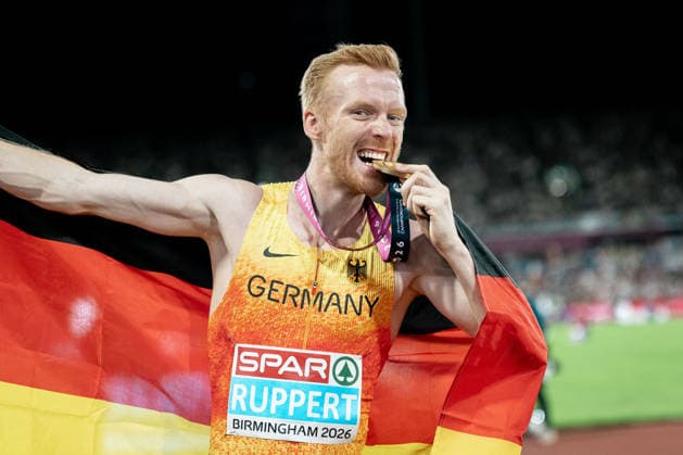 Frederik Ruppert (LAV Stadtwerke Tuebingen, 3000m Hindernis Maenner), GBR, Leichtathletik, Athletics, European Athletics Championships 2026, Leichtathletik Europameisterschaft 2026, Birmingham 2026, 09.08.2026, GBR, Leichtathletik, Athletics, European Athletics Championships 2026, Leichtathletik Europameisterschaft 2026, Birmingham 2026, 09.08.2026 Birmingham *** Frederik Ruppert, LAV Stadtwerke Tübingen, Men s 3000m Steepchase, GBR, Track and Field, Athletics, 2026 European Athletics Championships, 2026 European Track and Field Championships, Birmingham 2026, August 9, 2026, GBR, Track and Field, Athletics, 2026 European Athletics Championships, 2026 European Track and Field Championships, Birmingham 2026, August 9, 2026, Birmingham Copyright: xStefanxMayerx EP_SMR