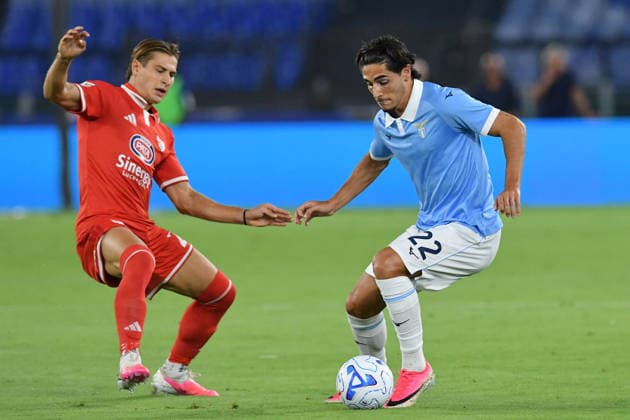 IPA87551687 - During the Round of 32 match of the Coppa Italia between Lazio and Mantova at the Stadio Olimpico. Rome (Italy), August 16, 2026 Mattia Vian  Copyright: xMattiaxVian IPAxSportx xx 87551687