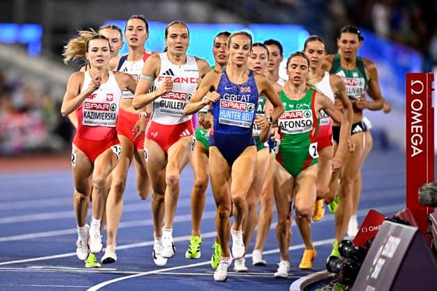European Athletics Championships Birmingham 2026 - day 7 BIRMINGHAM, ENGLAND - AUGUST 16 : Guillemot Agathe (FRA) in action during the 1500m final on day 7 of the Birmingham 2026 European Athletics Championships on August 16, 2026 in Birmingham, England, 16 08 2026 Birmingham ENGLAND  Copyright: xTomasxSiskx