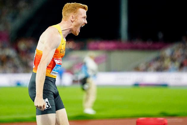 BIRMINGHAM, GREAT BRITAIN - AUGUST 16, 2026 : European champion over 3000m steeplechase: Frederik RUPPERT (GER Germany) during the European Athletics Championships at Alexander Stadium on August 16, 2026 in Birmingham, Great Britain. Great Britain Copyright: xLeahxKohringx