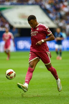 16.08.2026, GER, Fussball, Herren, Testspiel, Saison 2026 2027, FC Schalke 04 - Real Madrid CF Kylian MbappÃ (RMA) in Aktion am Ball, Einzelaktion *** August 16, 2026, GER, Soccer, Men s, Friendly, 2026–2027 Season, FC Schalke 04 vs. Real Madrid CF, Kylian Mbappé (RMA) in action with the ball, solo play Copyright: xSvenxHanischx