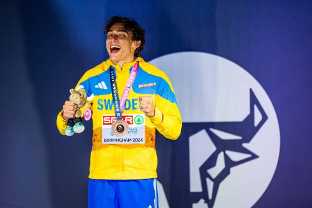 260816 Armand Duplantis of Sweden during the national anthem at the medal ceremony after men s pole vault final during day 7 of the 2026 European Athletics Championships on August 16, 2026 in Birmingham. Photo: Mathias Bergeld BILDBYRAN kod MB MT1072 friidrott athletics friidrett friidrotts-em em friidretts-em 2026 european athletics championships 7 bbeng *** August 16, 2026: Armand Duplantis of Sweden during the national anthem at the medal ceremony following the men’s pole vault final on Day 7 of the 2026 European Athletics Championships in Birmingham. 2026 in Birmingham. Photo by Mathias Bergeld. BILDBYRAN code MB MT1072. track and field, athletics, friidrett, friidrotts EM, 2026 European Athletics Championships, Day 7, bbeng  Copyright: MATHIASxBERGELD BB260816MB170