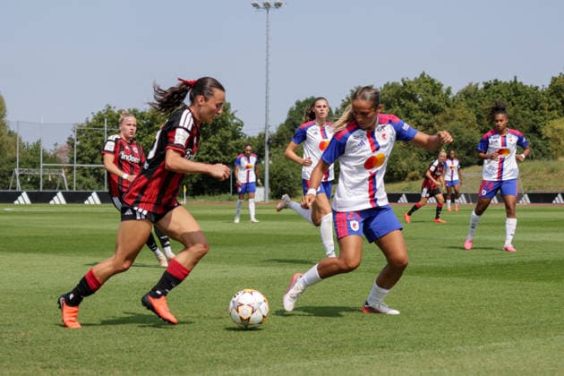 16.08.2026, xgrfx, Fussball Testspiel Frauen , OL Lyonnes - Eintracht Frankfurt v.l. Hayley Raso (Eintracht Frankfurt) (DFL DFB REGULATIONS PROHIBIT ANY USE OF PHOTOGRAPHS as IMAGE SEQUENCES and or QUASI-VIDEO) Herzogenaurach *** August 16, 2026, xgrfx, Women s Soccer Friendly Match, OL Lyonnes vs. Eintracht Frankfurt, Hayley Raso, Eintracht Frankfurt, DFL, DFB. REGULATIONS PROHIBIT ANY USE OF PHOTOGRAPHS AS IMAGE SEQUENCES AND OR QUASI-VIDEO. Herzogenaurach