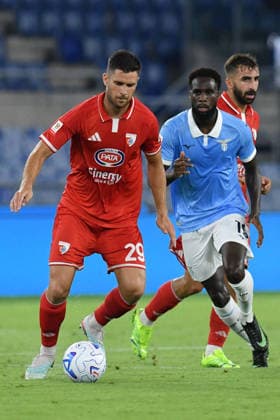 SOCCER - Coppa Italia - SS Lazio vs. Mantova 1911 Photo by IPA ABACAPRESS.COM87557788 - Stefano Cella of Mantova 1911 and Boulaye Dia of SS Lazio during the Round of 32 match of the Coppa Italia between Lazio and Mantova at the Stadio Olimpico. Rome (Italy), August 16, 2026 Mattia Vian Rome Italy  Copyright: xIPAxSport ABACAx