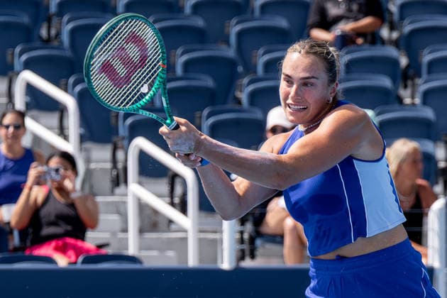 August 16, 2026, Mason, Ohio, U.S: Aryna Sabalenka (BLR) in action during SundayÃ¢â‚¬â ¢s second round of the Cincinnati Open at the Lindner Family Tennis Center , Mason, Oh. Tennis 2026 - Cincinnati Open WTA, Tennis Damen  - ZUMAs304 20260816_zaf_s304_081 Copyright: xScottxStuartx