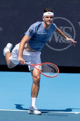 August 16, 2026, Mason, Ohio, U.S: Taylor Fritz (USA) serves during SundayÃ¢â‚¬â ¢s second round of the Cincinnati Open at the Lindner Family Tennis Center , Mason, Oh. Mason U.S - ZUMAs304 20260816_zaf_s304_067 Copyright: xScottxStuartx
