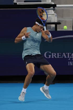 August 16, 2026, Mason, Oh, USA: Cincinnati Open Tennis 2026 - Ben Shelton hits a ball against Jaime Faria. 2026 08 16. Cincinnati Open Tennis 2026  - ZUMAn24_ 20260816_zaf_n24_408 Copyright: xWallyxNellx