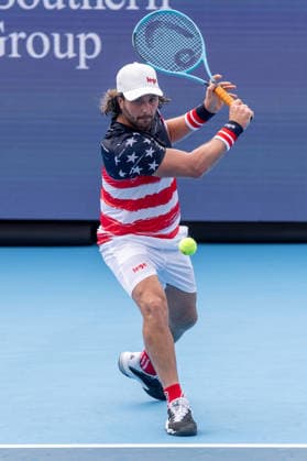 August 16, 2026, Mason, Ohio, U.S: Marco Trungelliti (ARG) hits a backhand shot during SundayÃ¢â‚¬â ¢s second round of the Cincinnati Open at the Lindner Family Tennis Center , Mason, Oh. Mason U.S - ZUMAs304 20260816_zaf_s304_175 Copyright: xScottxStuartx