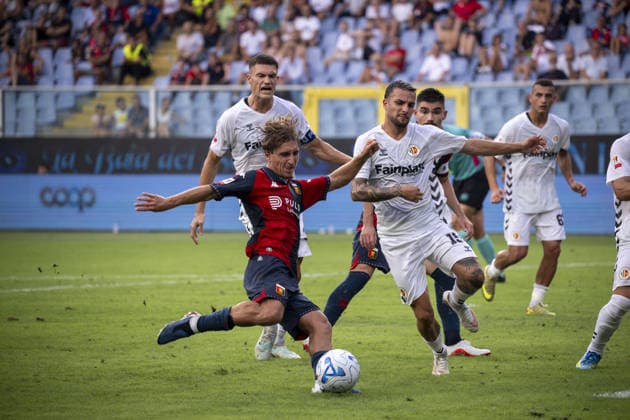 SOCCER - Coppa Italia - Genoa CFC vs. Ascoli Calcio Photo by IPA ABACAPRESS.COM87559517 - TOMMASO BALDANZI during the Genoa CFC vs. Ascoli Calcio Italian Coppa Italia soccer match in Genoa, Italy, on August 16, 2026 Genoa Italy  Copyright: xIPAxSport ABACAx