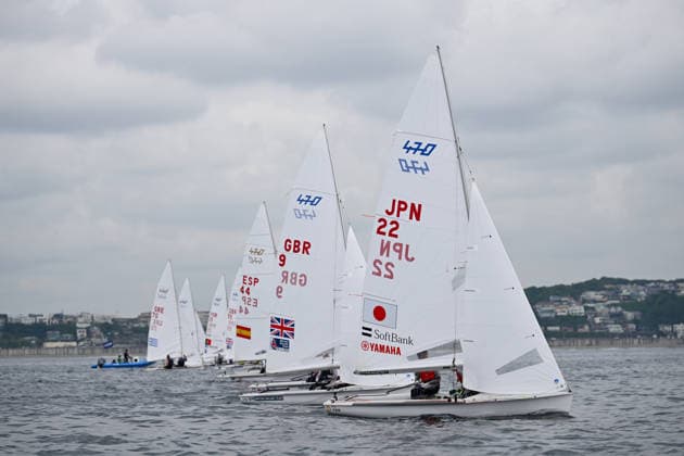 Tetsuya Isozaki & Yurie Seki (JPN), AUGUST 17, 2026 - Sailing : 2026 470 Class World Championship, WM, Weltmeisterschaft Mixed 470 Seriesat Enoshima Yacht Harbour in Kanagawa, Japan. Noxthirdxpartyxsales  aflo_341218546 KenjiroxMatsuox