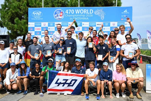 General view, AUGUST 17, 2026 - Sailing : 2026 470 Class World Championship, WM, Weltmeisterschaft Mixed 470 SeriesAward ceremony at Enoshima Yacht Harbour in Kanagawa, Japan. Noxthirdxpartyxsales  aflo_341225443 KenjiroxMatsuox