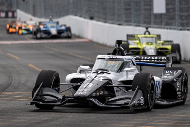 2026 Ontario Honda Dealers Indy At Markham - Race Marcus Ericsson ( 28), of Andretti Global Honda, leads a pack of cars during the 2026 Ontario Honda Dealers Indy at Markham on the Streets of Markham on August 16, 2026, in Markham, Ontario. Markham Canada  Copyright: xMathewxKox originalFilename:ko-notitle260816_npzKy.jpg